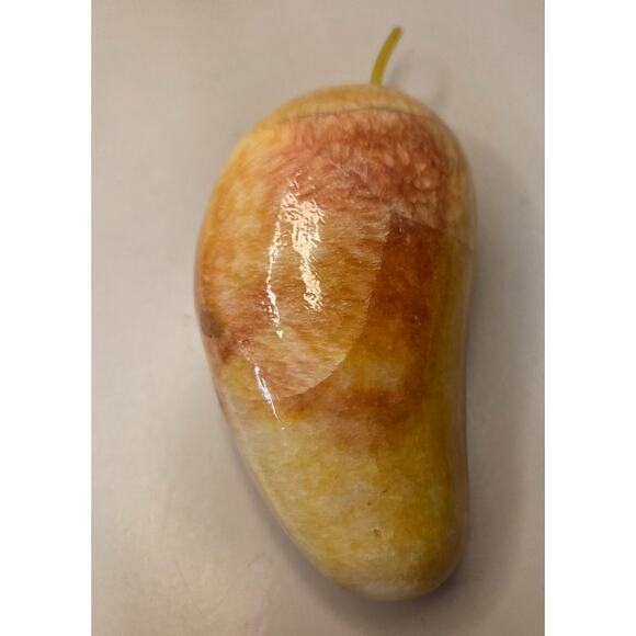 Vintage Italian Marble Mango Carved. MCM Decor - Picture 2 of 3